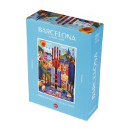 Pussel Barcelona 1000 bitar konstpussel